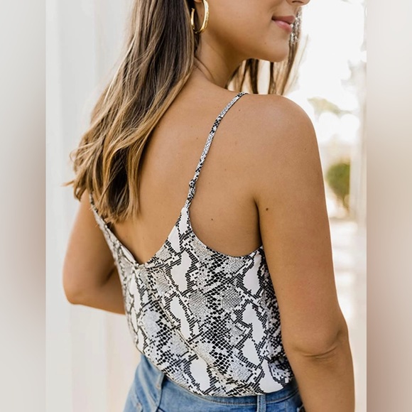 Amazon - The Drop Women's Python Print Cami by Kathleen Barnes - Picture 6 of 6